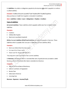 FA-1 Fundamental Concepts – ACCA Online Academy